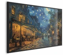 Artgeist Plakatas - Paris street – a painting inspired by Vincent van Gogh's style