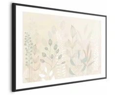 Artgeist Plakatas - Pastel-rusvai gelsvas Meadow