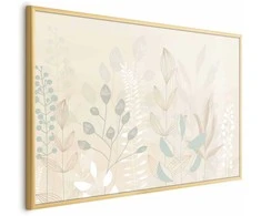 Artgeist Plakatas - Pastel-rusvai gelsvas Meadow