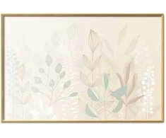 Artgeist Plakatas - Pastel-rusvai gelsvas Meadow