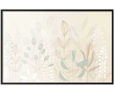 Artgeist Plakatas - Pastel-rusvai gelsvas Meadow