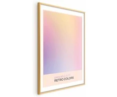 Artgeist Plakatas - Peaceful Drift - Delicate Pastel Shades Creating a Harmonious Whole