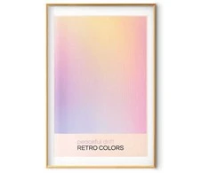 Artgeist Plakatas - Peaceful Drift - Delicate Pastel Shades Creating a Harmonious Whole