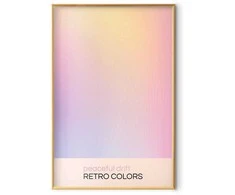Artgeist Plakatas - Peaceful Drift - Delicate Pastel Shades Creating a Harmonious Whole