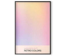 Artgeist Plakatas - Peaceful Drift - Delicate Pastel Shades Creating a Harmonious Whole