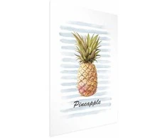 Artgeist Plakatas - Pineapple and Stripes