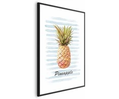 Artgeist Plakatas - Pineapple and Stripes