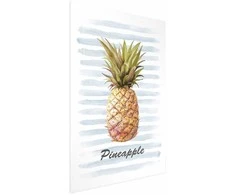 Artgeist Plakatas - Pineapple and Stripes