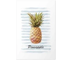 Artgeist Plakatas - Pineapple and Stripes