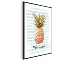 Artgeist Plakatas - Pineapple and Stripes