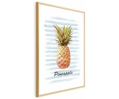 Artgeist Plakatas - Pineapple and Stripes