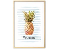 Artgeist Plakatas - Pineapple and Stripes
