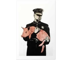 Artgeist Plakatas - Police Pig