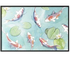 Artgeist Plakatas - Pond in Japan