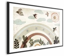 Artgeist Plakatas - Rainbow and Birds