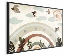 Artgeist Plakatas - Rainbow and Birds