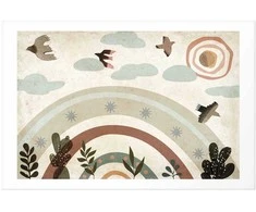 Artgeist Plakatas - Rainbow and Birds