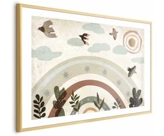 Artgeist Plakatas - Rainbow and Birds