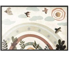 Artgeist Plakatas - Rainbow and Birds