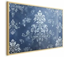 Artgeist Plakatas - Retro Ornament in Worn Blues