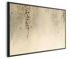 Artgeist Plakatas - rusvai gelsvas Hummingbirds