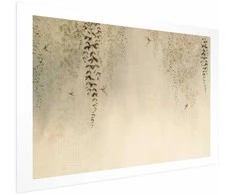Artgeist Plakatas - rusvai gelsvas Hummingbirds