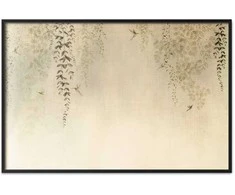 Artgeist Plakatas - rusvai gelsvas Hummingbirds