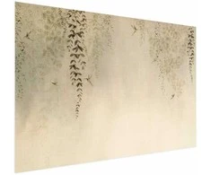 Artgeist Plakatas - rusvai gelsvas Hummingbirds