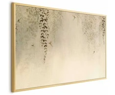 Artgeist Plakatas - rusvai gelsvas Hummingbirds