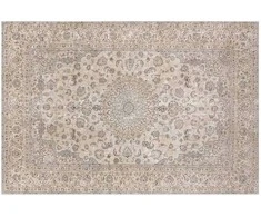 Artgeist Plakatas - Sand Carpet - Worn Persian Rug with Rich Ornamental Motifs