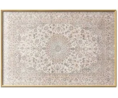 Artgeist Plakatas - Sand Carpet - Worn Persian Rug with Rich Ornamental Motifs