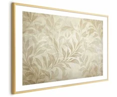Artgeist Plakatas - Sand-colored Leaves and Vines