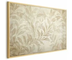 Artgeist Plakatas - Sand-colored Leaves and Vines
