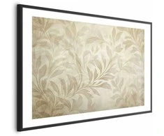 Artgeist Plakatas - Sand-colored Leaves and Vines