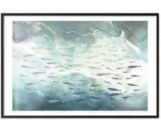 Artgeist Plakatas - School of Small Fish