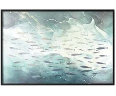 Artgeist Plakatas - School of Small Fish