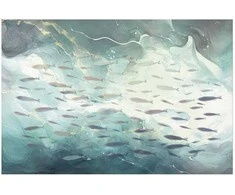 Artgeist Plakatas - School of Small Fish