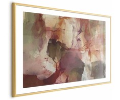 Artgeist Plakatas - Spring Composition - glimmers and forms in watercolor technique