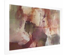Artgeist Plakatas - Spring Composition - glimmers and forms in watercolor technique