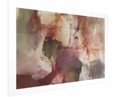 Artgeist Plakatas - Spring Composition - glimmers and forms in watercolor technique