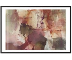 Artgeist Plakatas - Spring Composition - glimmers and forms in watercolor technique