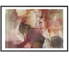 Artgeist Plakatas - Spring Composition - glimmers and forms in watercolor technique