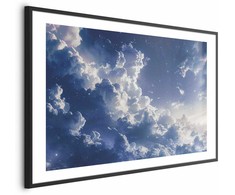 Artgeist Plakatas - Starry Clouds and Soft Light Over a Corner of the Sky