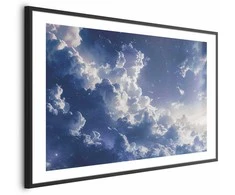 Artgeist Plakatas - Starry Clouds and Soft Light Over a Corner of the Sky