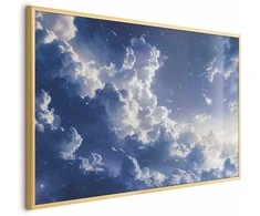 Artgeist Plakatas - Starry Clouds and Soft Light Over a Corner of the Sky