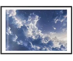 Artgeist Plakatas - Starry Clouds and Soft Light Over a Corner of the Sky