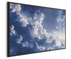 Artgeist Plakatas - Starry Clouds and Soft Light Over a Corner of the Sky
