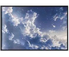 Artgeist Plakatas - Starry Clouds and Soft Light Over a Corner of the Sky