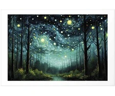 Artgeist Plakatas - Starry night - a contemporary version of Van Gogh's night sky