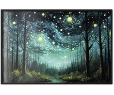Artgeist Plakatas - Starry night - a contemporary version of Van Gogh's night sky